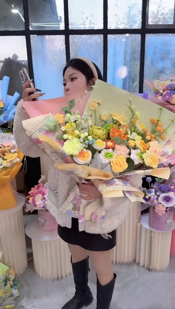 非遗手工定制花束，孤品清仓！