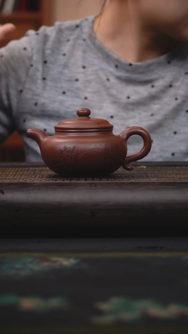 茶壶紫砂龙血砂 特高温 仿古
