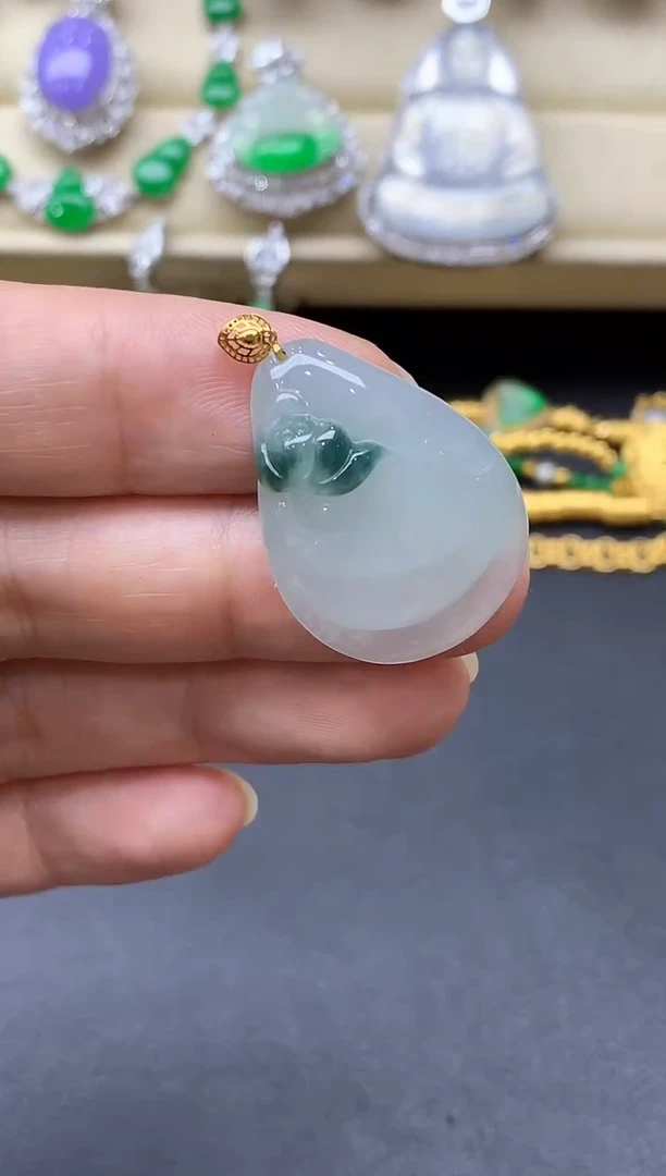 翡翠18K金镶嵌颈饰72中国好珍宝1