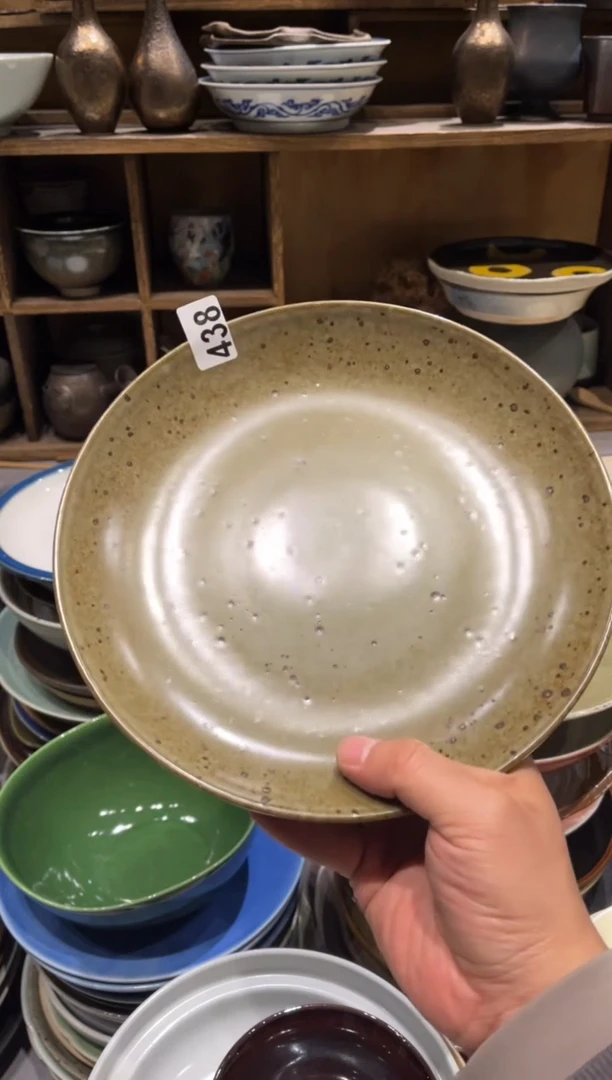 【闪购商品】瓷片438 燕麦牛排的大盘1个