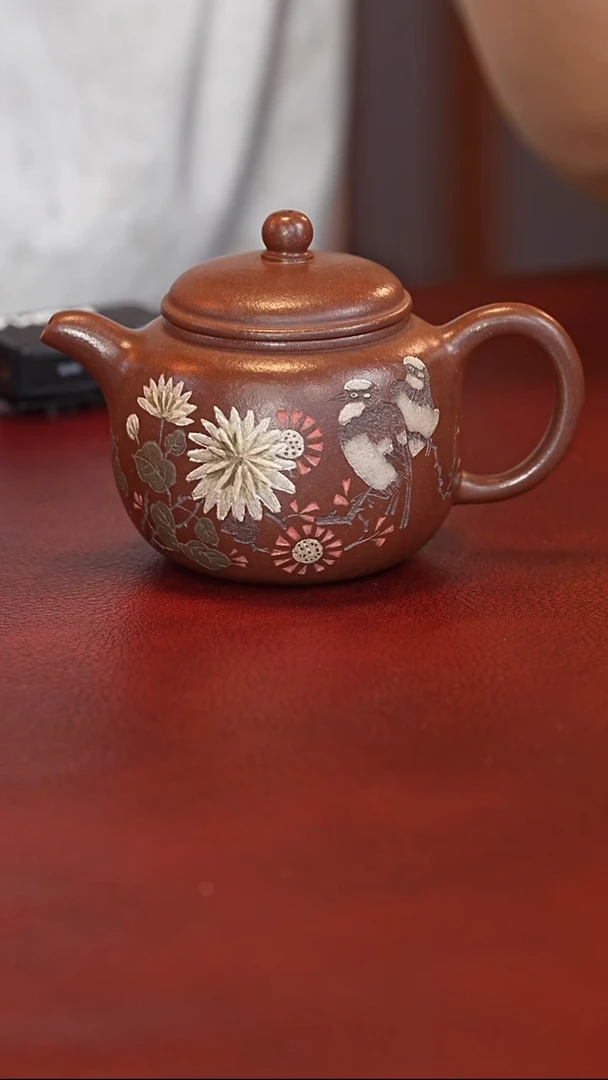 茶壶紫砂匏樽紫砂壶-110cc