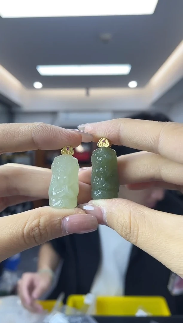 和田玉银S925镶嵌颈饰多样性一件发货