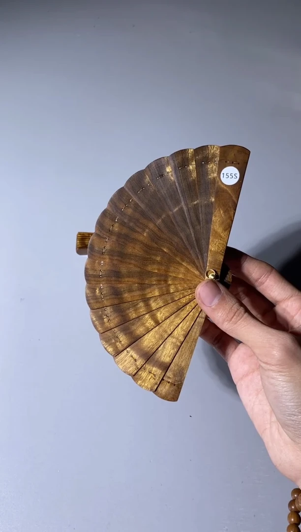 【闪购商品】金丝楠155号10cm金丝楠迷你扇