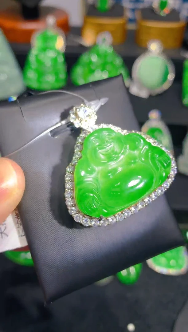 【闪购商品】翡翠颈饰银S925镶嵌7一季