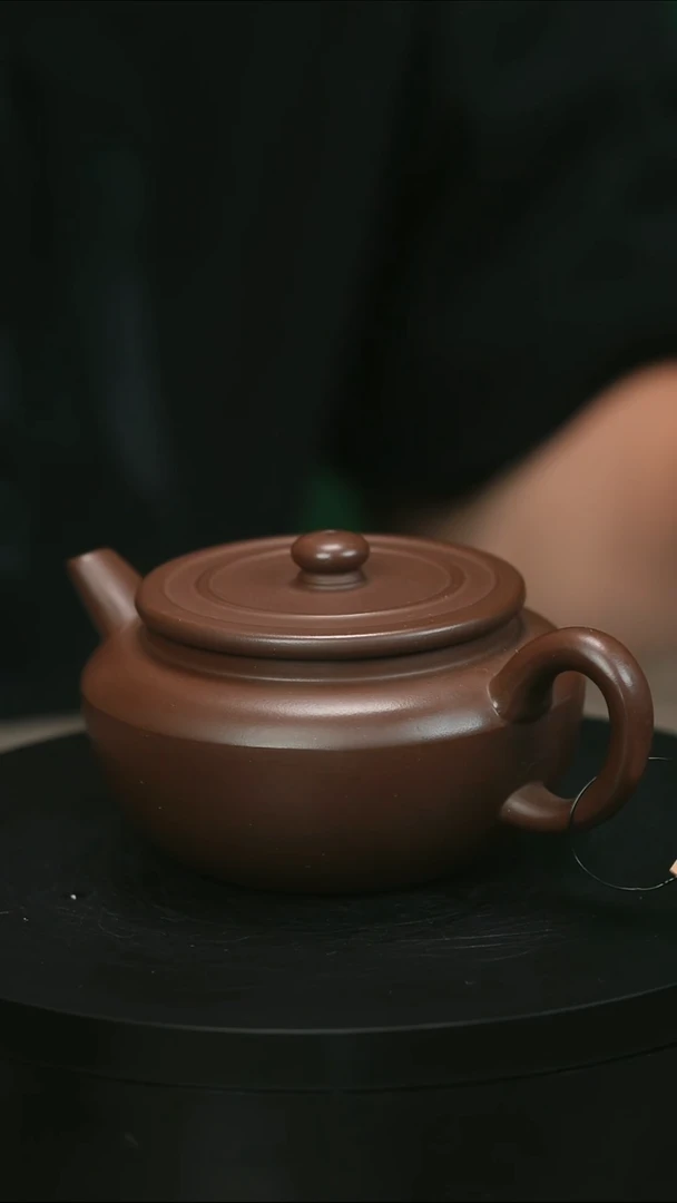 茶壶紫砂高**明H1547龚文华紫泥扁碗
