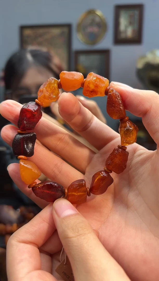 手串琥珀未镶嵌手串
