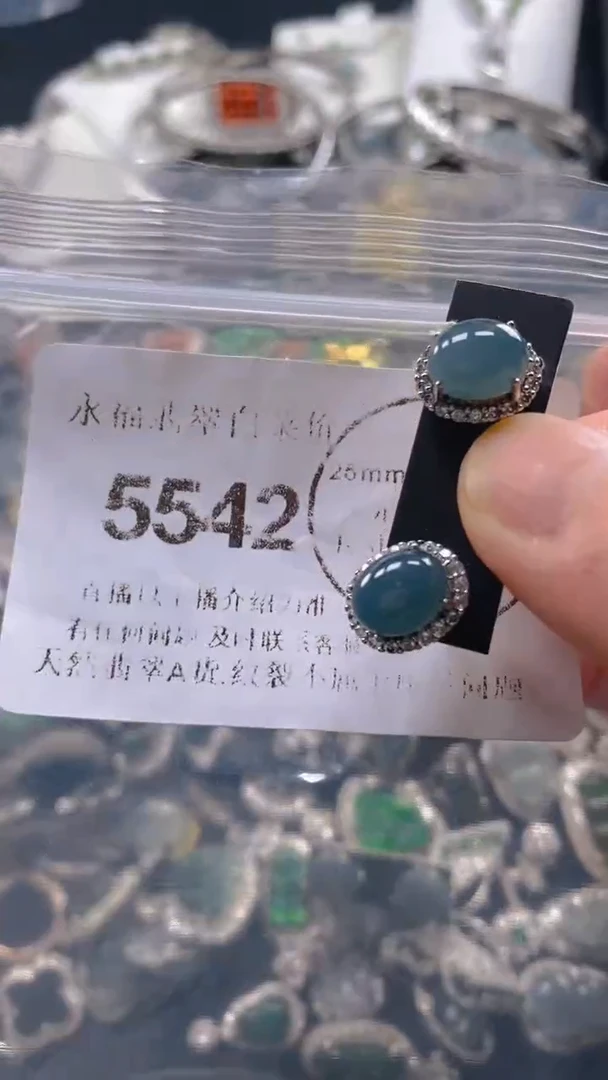 翡翠未镶嵌吊坠(不含链)5542