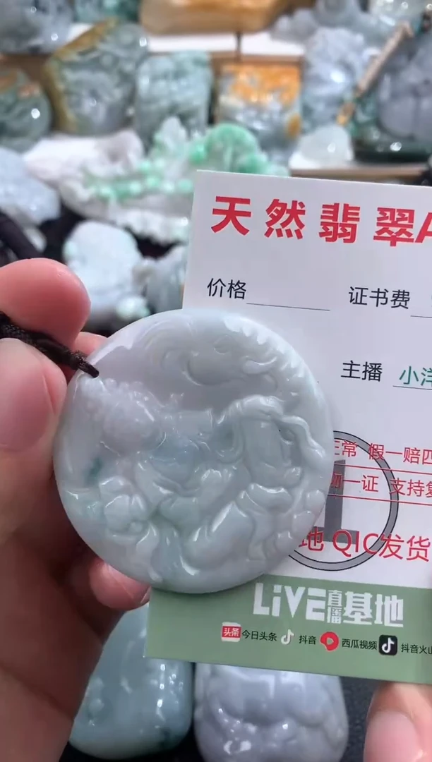 翡翠未镶嵌颈饰1