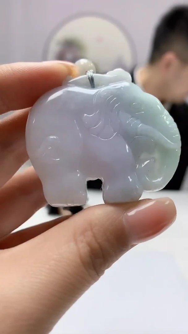 【闪购商品】定制翡翠未镶嵌5153ms-毛货142大象