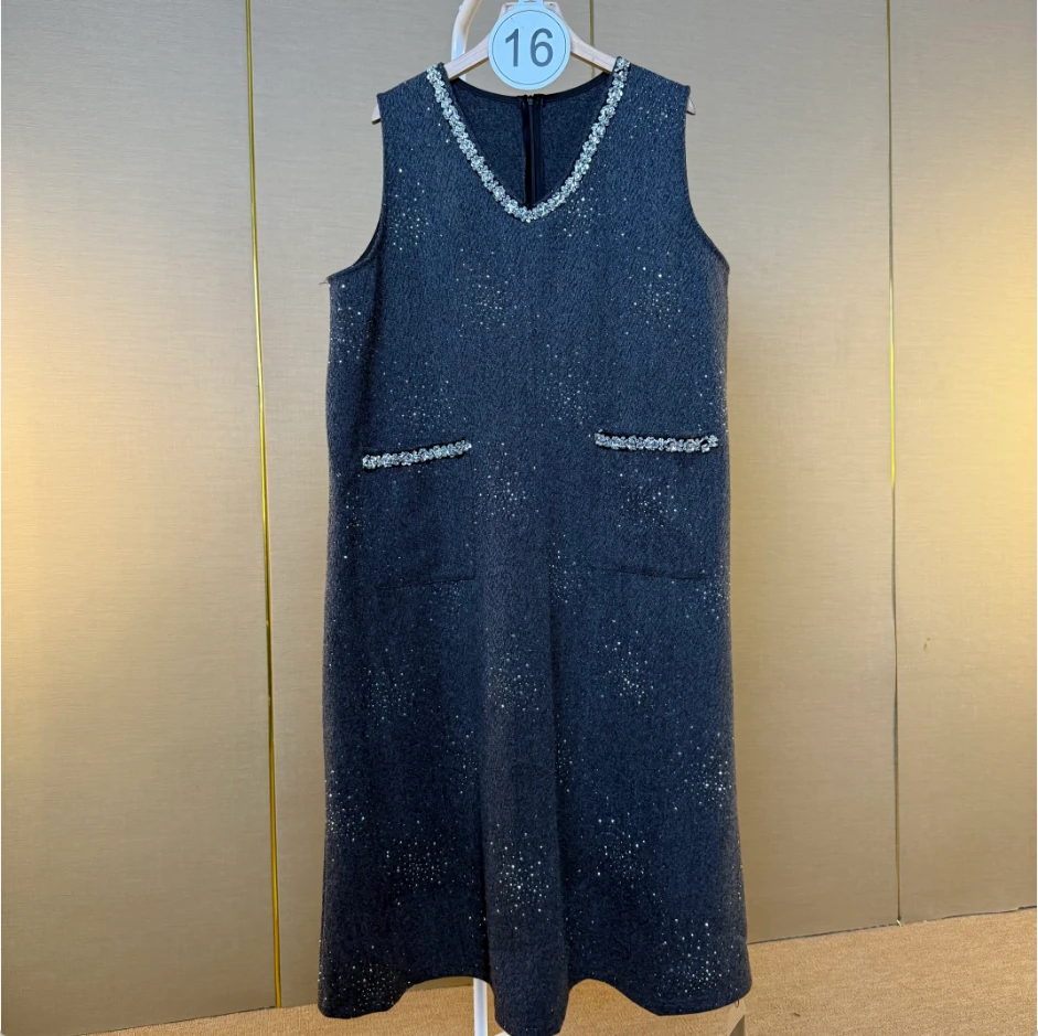 16-秋冬季新款连衣裙大码女装