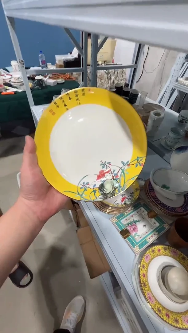 瓷片日用陶瓷（简装）盘子1个