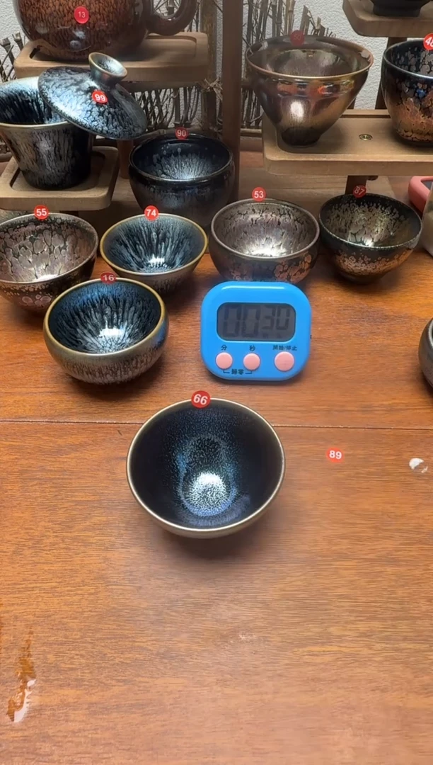 茶盏明***空66号建盏工匠茶器