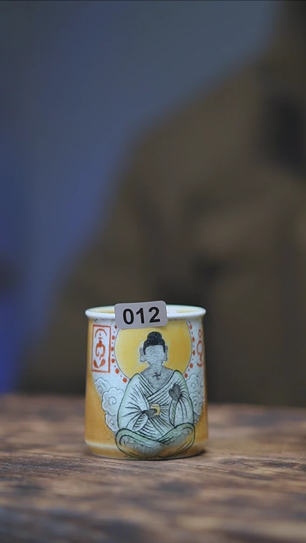 【闪购商品】012景德镇手绘无相佛窑变