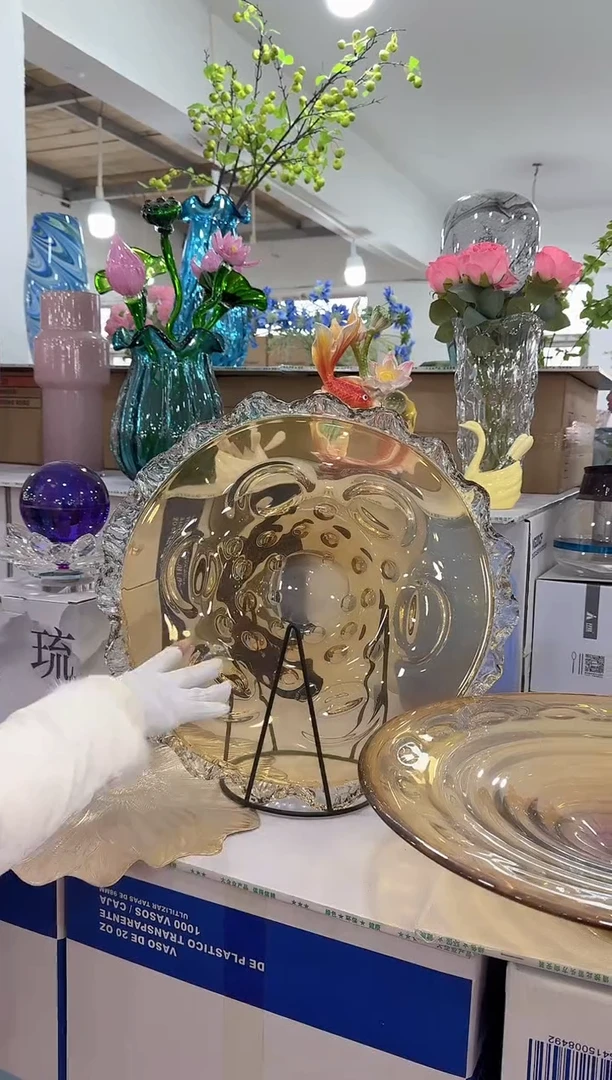 【闪购商品】琉璃迪喜花器-d-早9