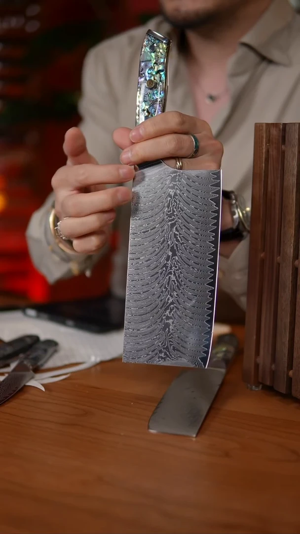 当代10.31大马士革刀【菜刀】