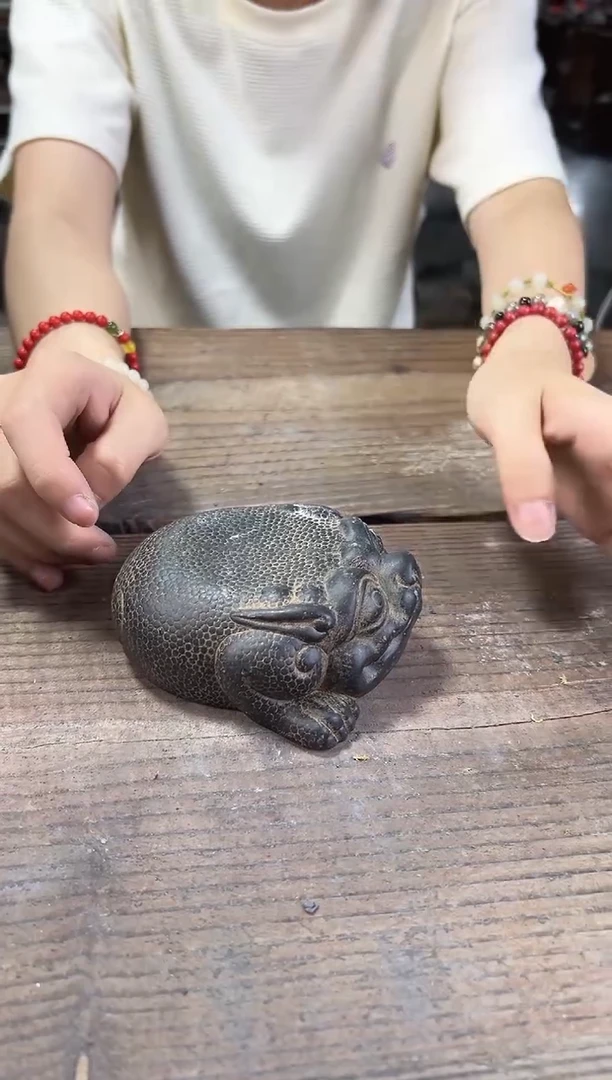 陶土【火山泥】猪头金蟾