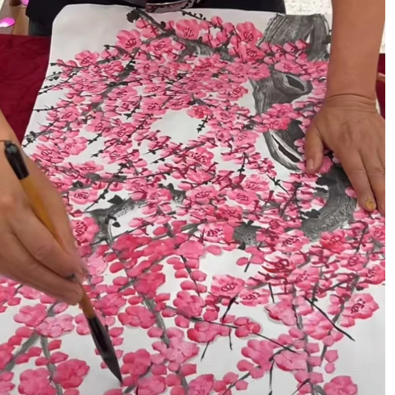 橱窗展示/文峰美术/杜宝才/宣纸国画/带证书