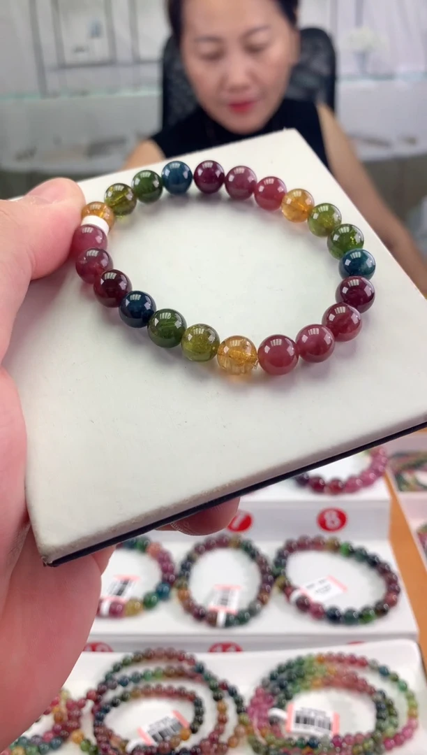 未镶嵌手串碧玺多样性发一条