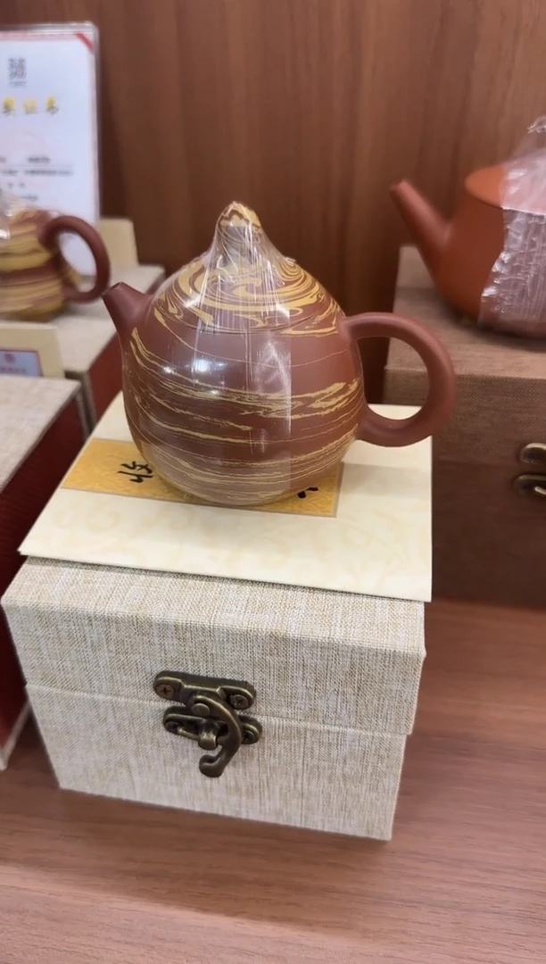 茶壶朱泥潮州全手工手拉壶