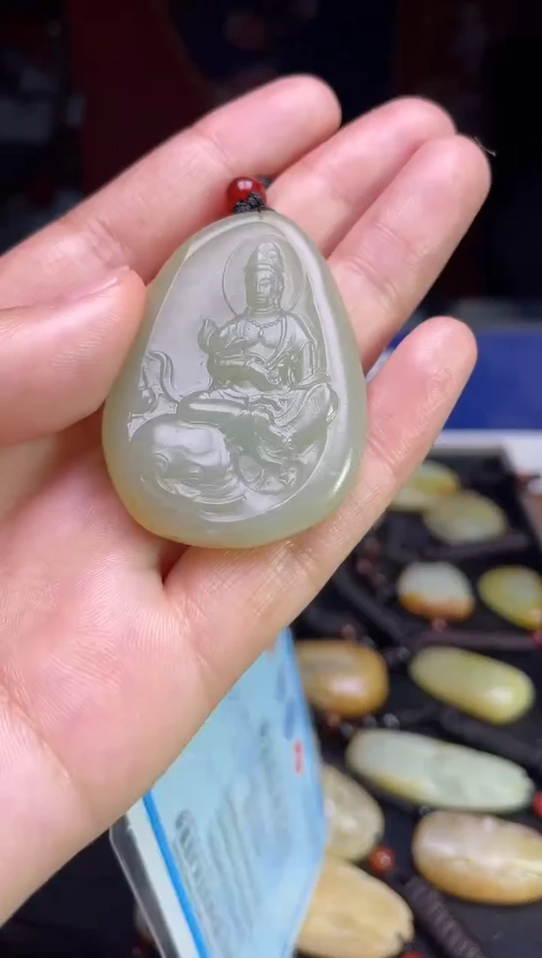 颈饰未镶嵌和田玉123