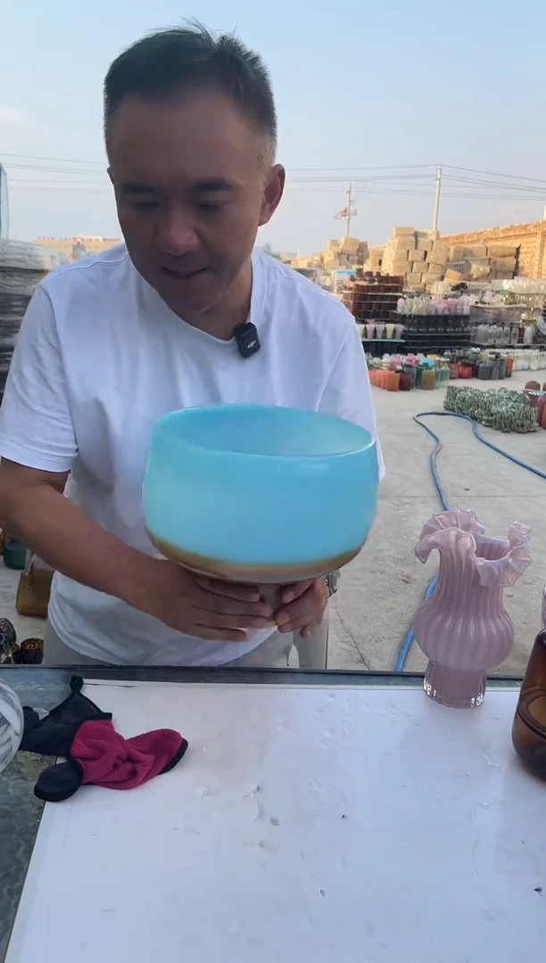 轻奢简约束口玻璃