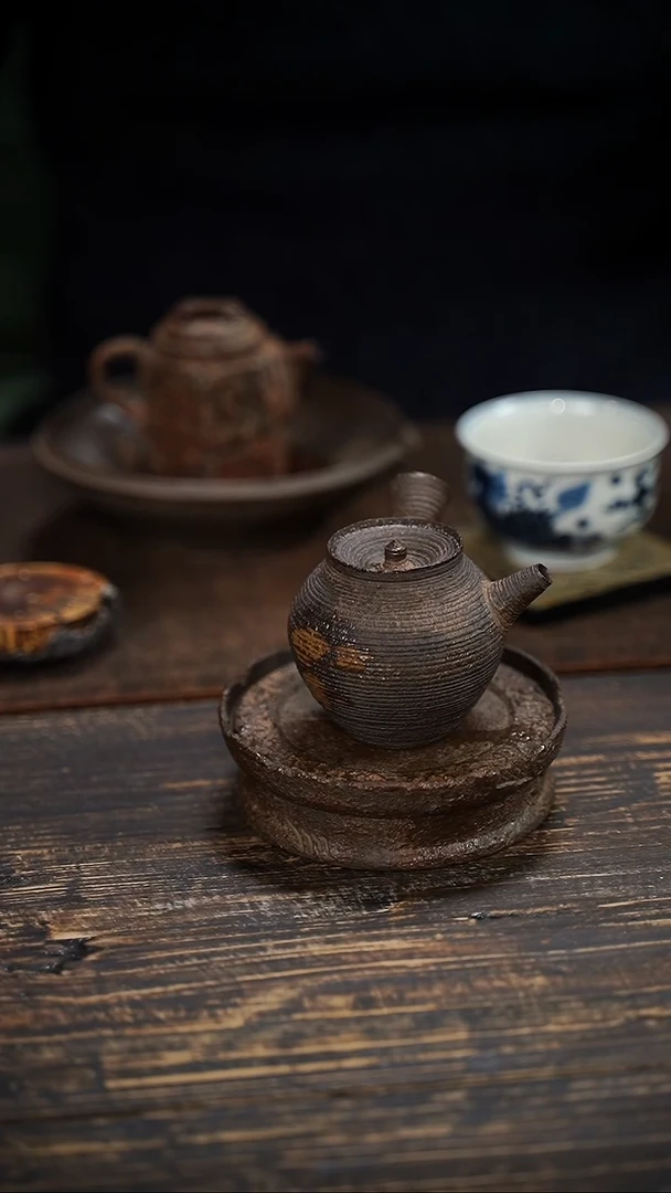 全手工制作 南蛮 侧把壶  120cc