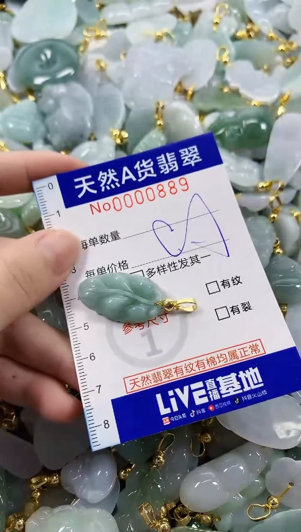 颈饰未镶嵌翡翠天然A货翡翠