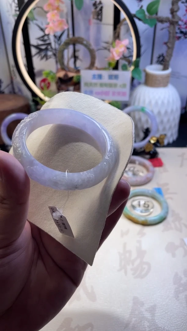 未镶嵌手镯翡翠正圈53