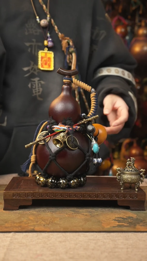 【闪购商品】135大漆葫芦一物一拍记葫堂出品