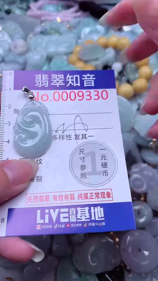 翡翠未镶嵌吊坠(不含链)9330