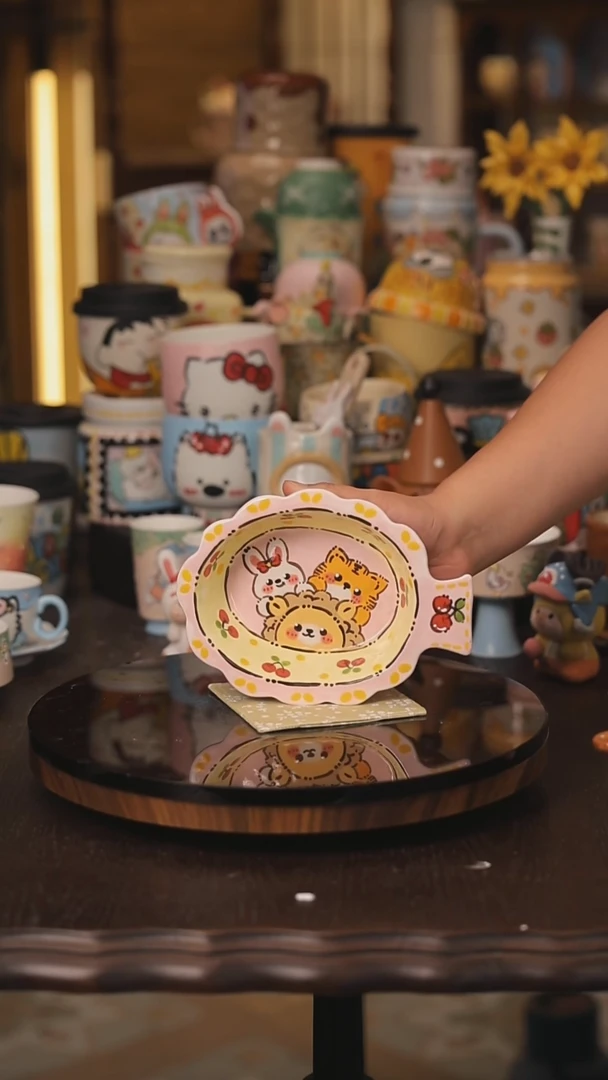 景德镇釉下彩绘设计师款式陶瓷