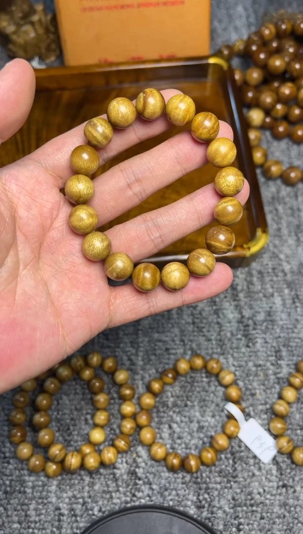 手串/手链楠木（金丝楠）幸*树1.2黄金底39