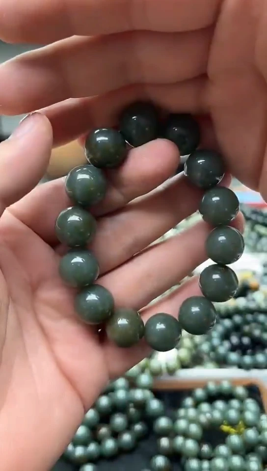 手串未镶嵌和田玉新疆且末蓝16