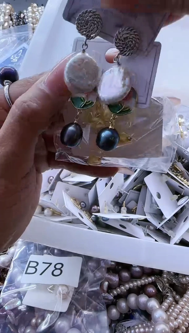 【闪购商品】淡水珍珠耳饰银S925镶嵌132