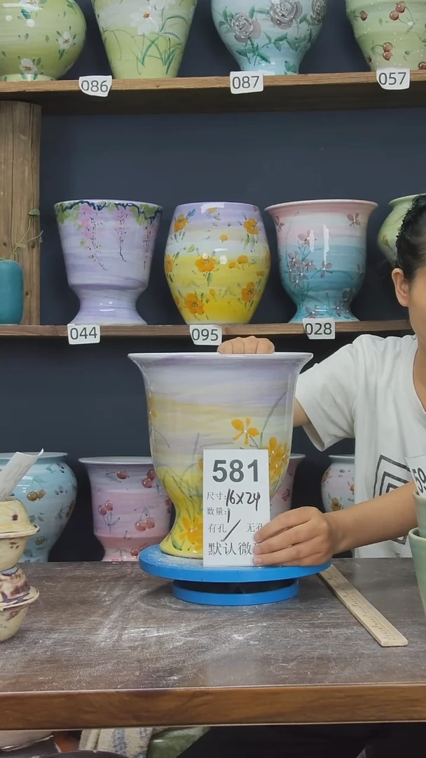 摆件景德镇花盆默认微瑕581