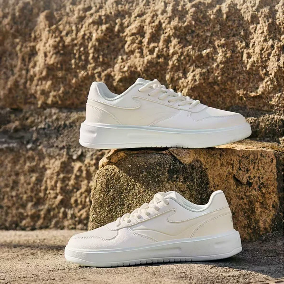 天策丨鸿星尔克2025时尚百搭小白鞋女款休闲鞋【苏牙子哥专属】