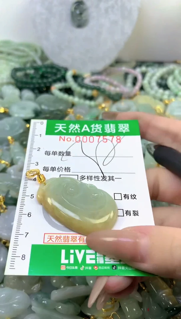 颈饰未镶嵌翡翠未镶嵌纯天然A货翡翠