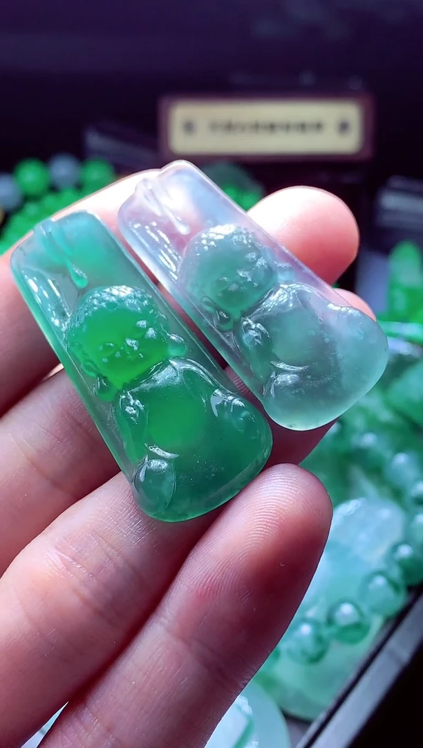 未镶嵌定制翡翠浩*#翡翠毛货定制