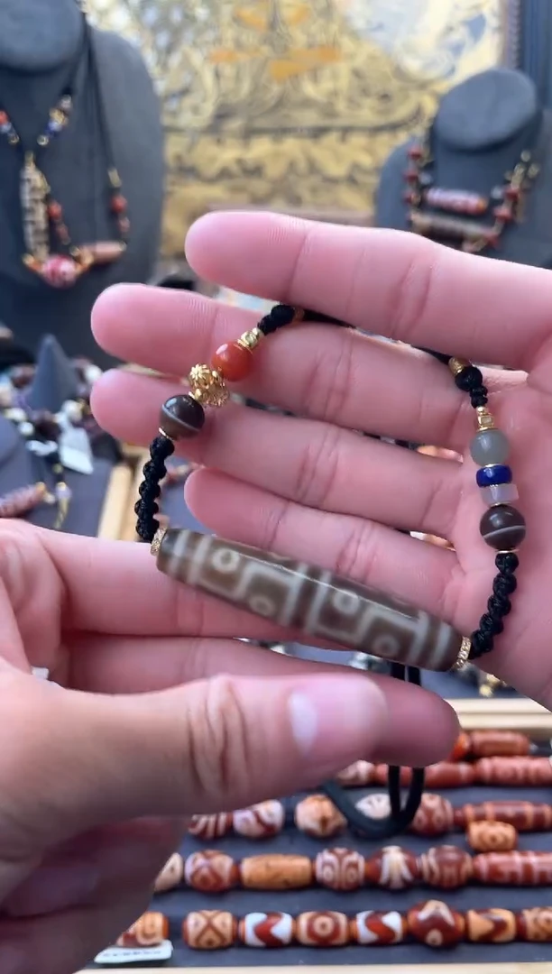 玛瑙/玉髓颈饰未镶嵌天缘大尺寸12眼锁骨链