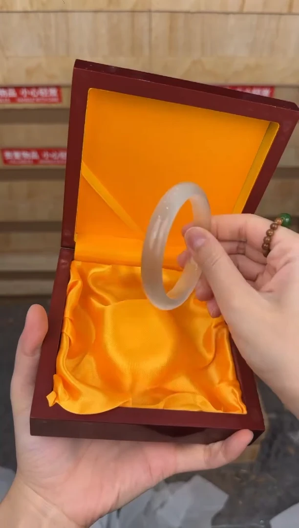 慈木器文玩阁白玉镯链接@@ys1718