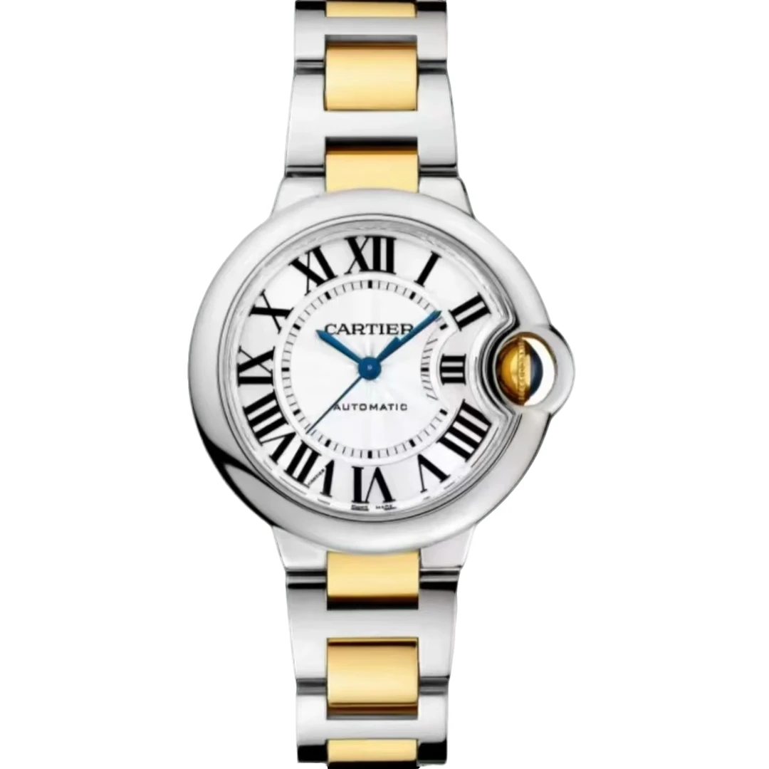 99新 Cartier/卡地亚 卡地亚W2BB0029 33间金机械女款22年