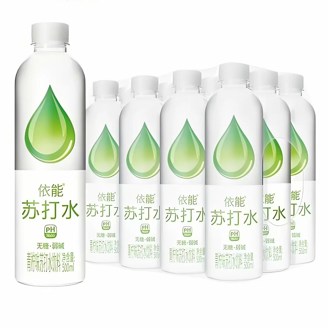 依能苏打水饮料青柠味 500ml（1*12瓶）