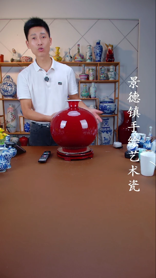 现代景德镇手工手绘陶瓷摆件34