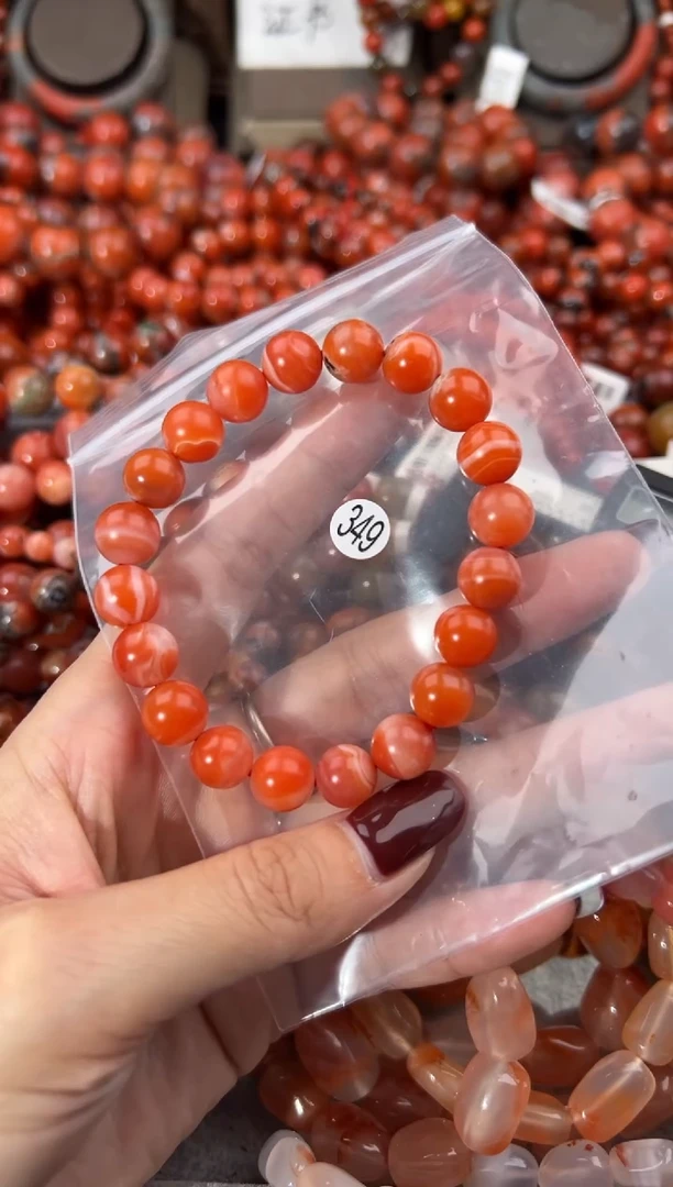 未镶嵌手串南红玛瑙10+