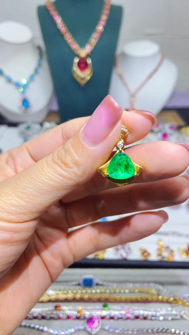 银S925镶嵌耳饰紫晶1