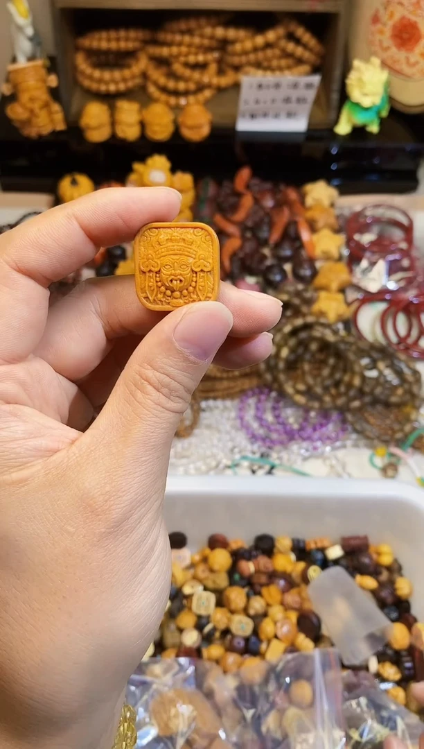 【闪购商品】非洲檀香手串/手链檀木扎基方牌