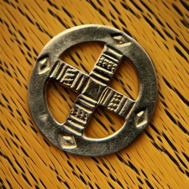 吊坠925银 吊坠925银鹫见太郎 素金轮