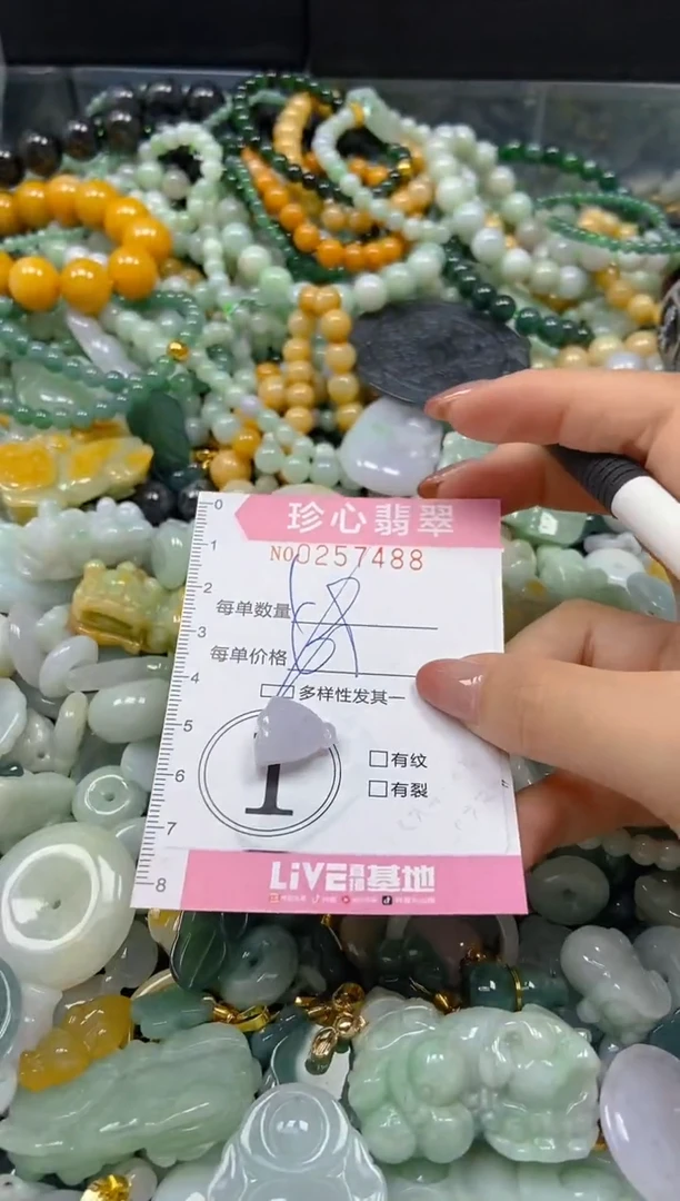翡翠未镶嵌颈饰闪购0257488多样性发其一