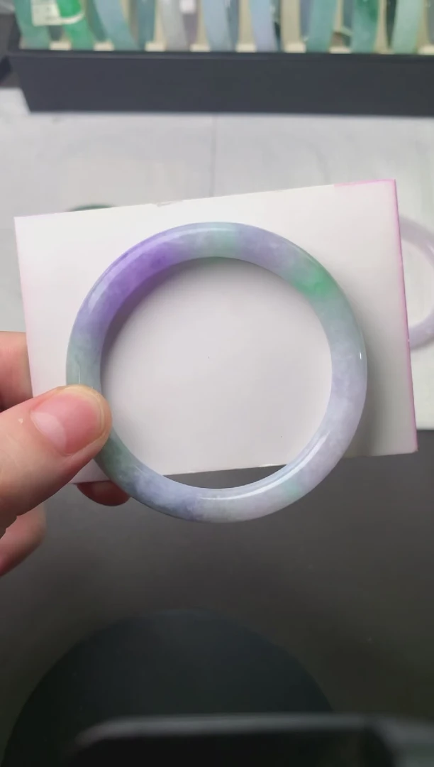 翡翠手镯（圆镯）未镶嵌54.4/*8.0*8.0