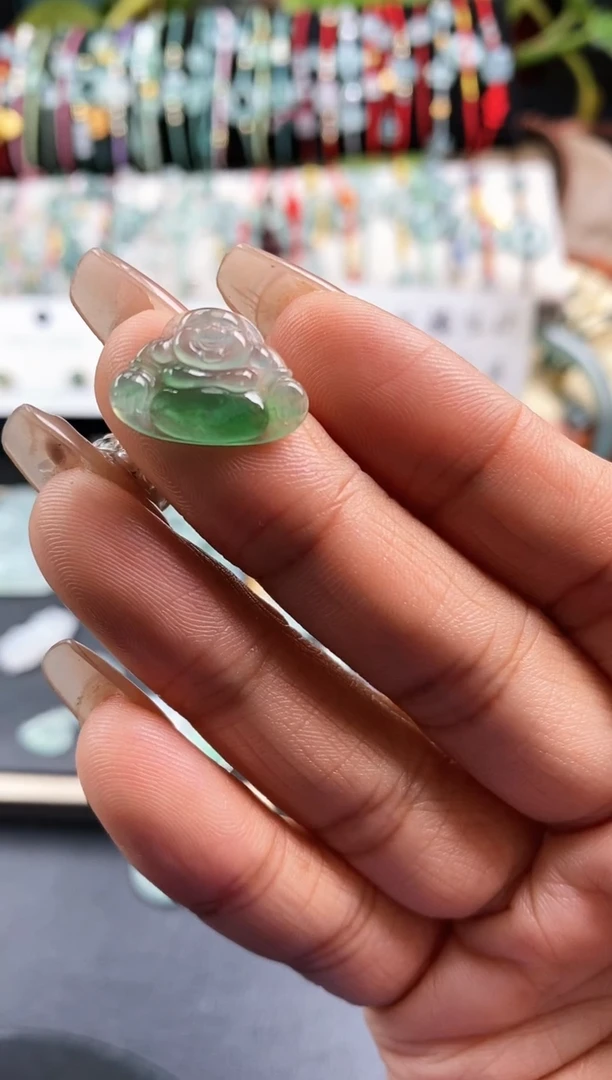 【闪购商品】翡翠裸石佛公699定向 幸福的小女人